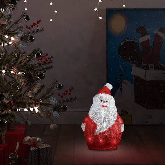 LED Père Noël acrylique intérieur et extérieur 28 cm