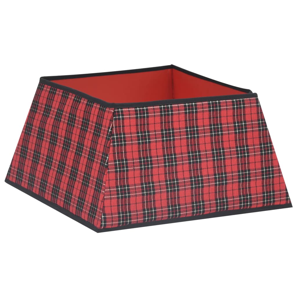 Weihnachtsbaumrock Rot und Schwarz 48x48x25 cm