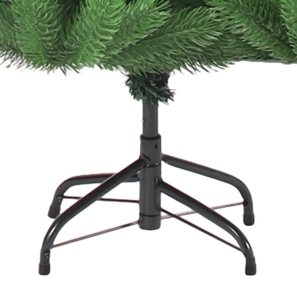 Künstlicher Weihnachtsbaum Nordmann LED & Kugeln Grün 210 cm