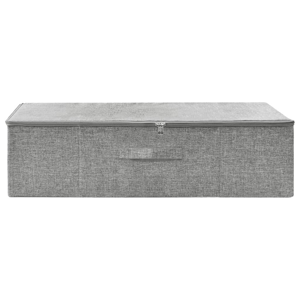 Aufbewahrungsbox Stoff 70x40x18 cm Grau