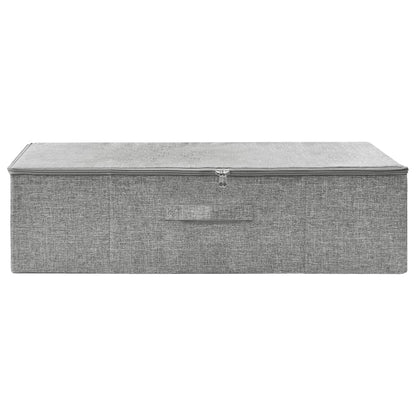 Aufbewahrungsbox Stoff 70x40x18 cm Grau