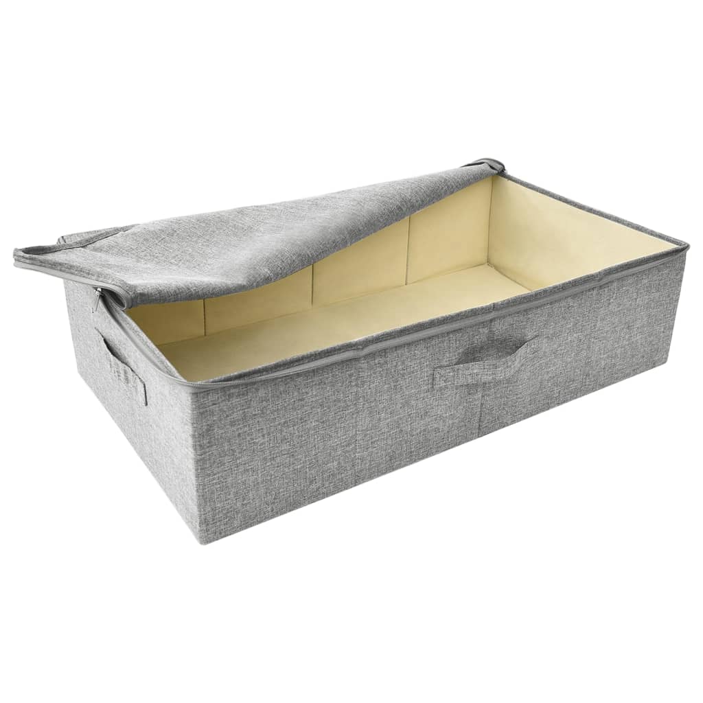 Aufbewahrungsbox Stoff 70x40x18 cm Grau