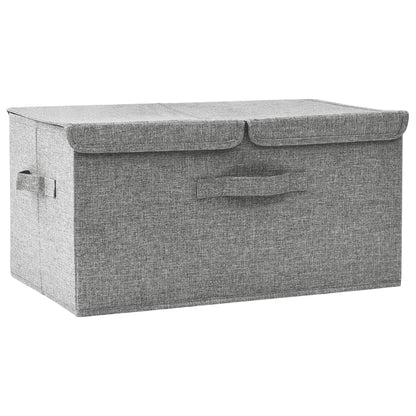 Aufbewahrungsbox Stoff 50x30x25 cm Grau