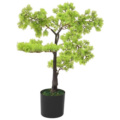 Künstlicher Bonsai Zypresse mit Topf 60 cm Grün