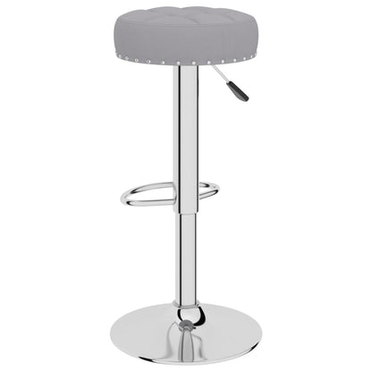 Barhocker 2 Stk. Grau Stoff