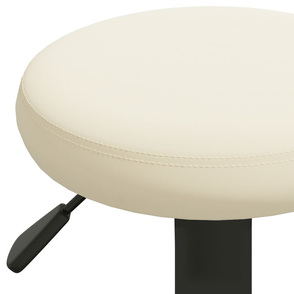 Barhocker 2 Stk. Creme Samt