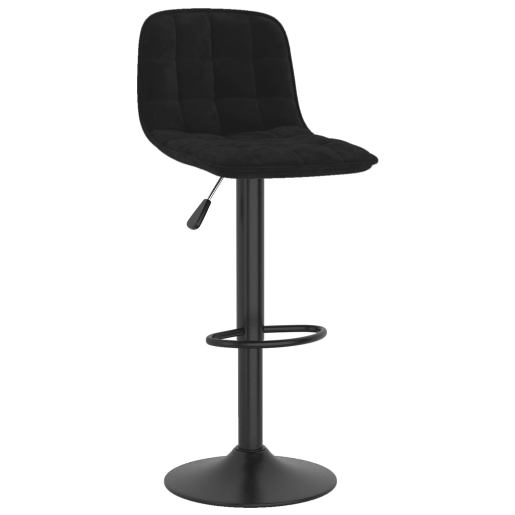 Barhocker 2 Stk. Schwarz Samt vida