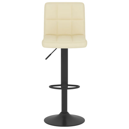 Barhocker 2 Stk. Creme Stoff