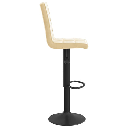 Barhocker 2 Stk. Creme Samt