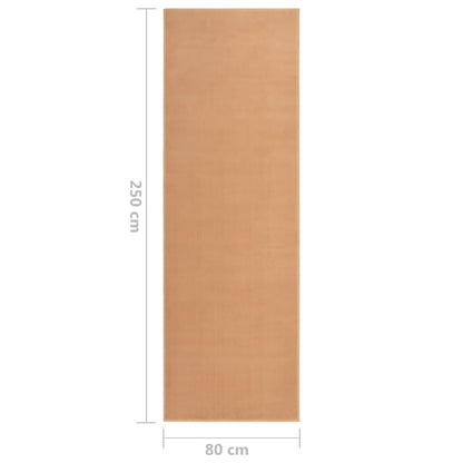 Teppichläufer BCF Beige 80x250 cm