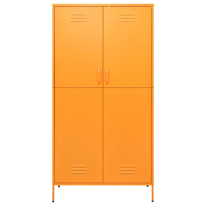 Armoire jaune moutarde 90x50x180 cm en acier