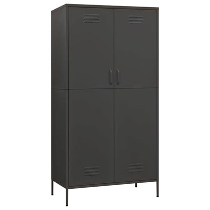 Armoire anthracite 90x50x180 cm acier