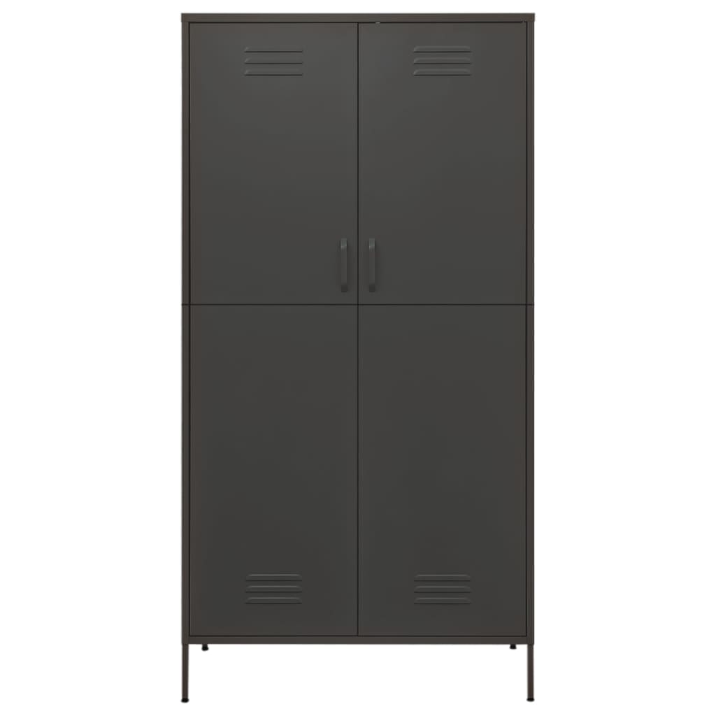 Armoire anthracite 90x50x180 cm acier