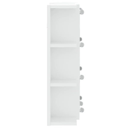 Armoire à miroir avec LED blanc 70x16,5x60 cm