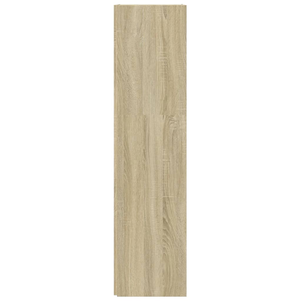 Estante esquinero roble Sonoma 33x33x132 cm material madera