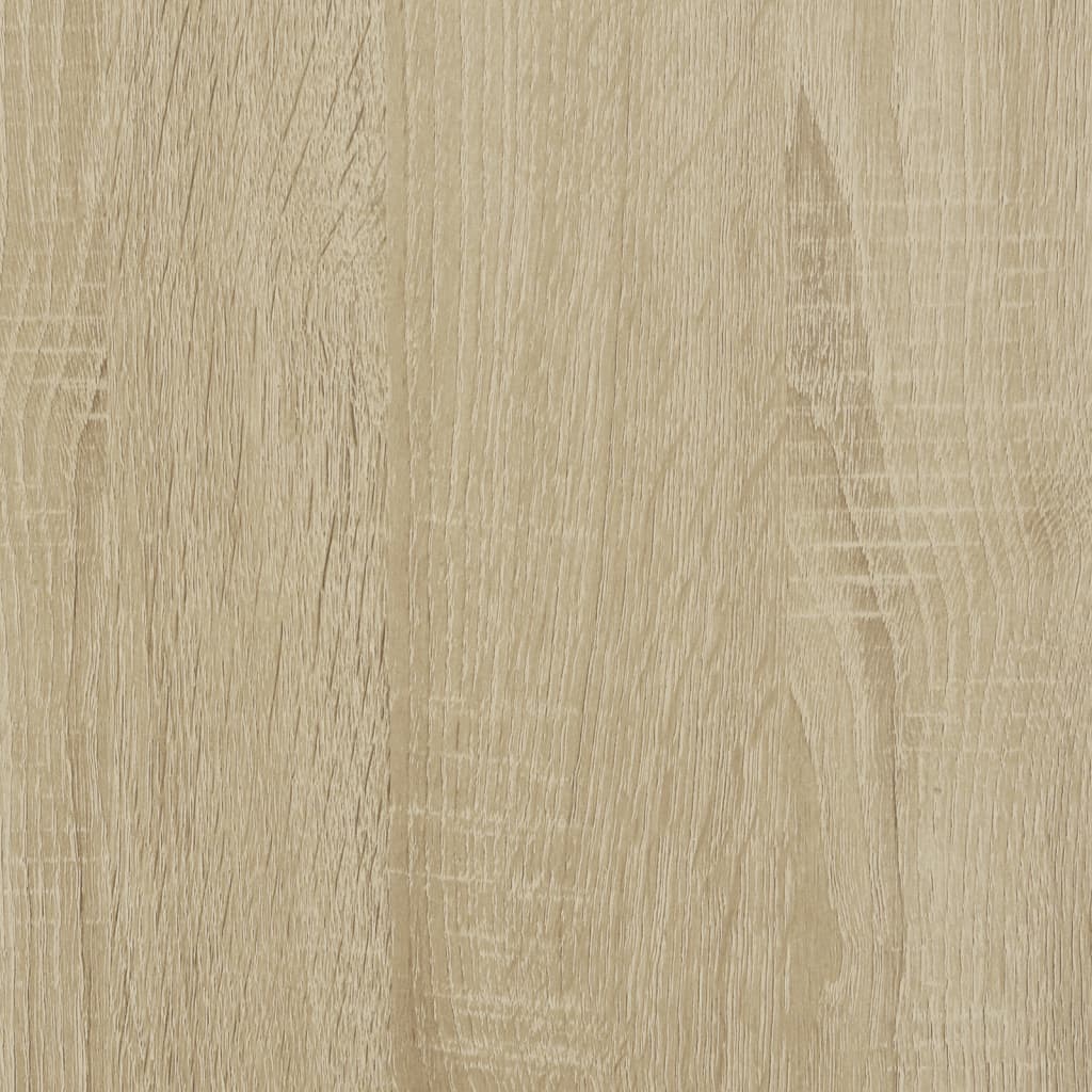 Estante esquinero roble Sonoma 33x33x132 cm material madera