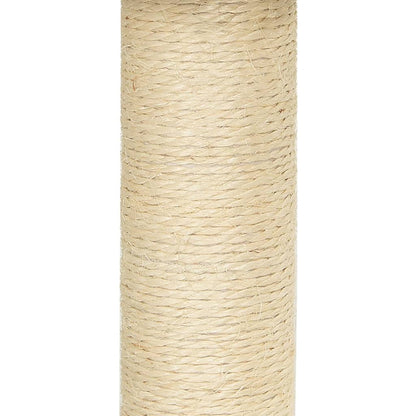 Arbre à chat avec griffoir en sisal gris foncé 92 cm