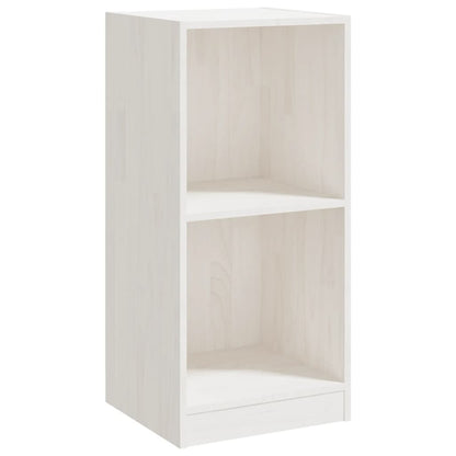 Mueble auxiliar blanco 35,5x33,5x76 cm madera maciza de pino