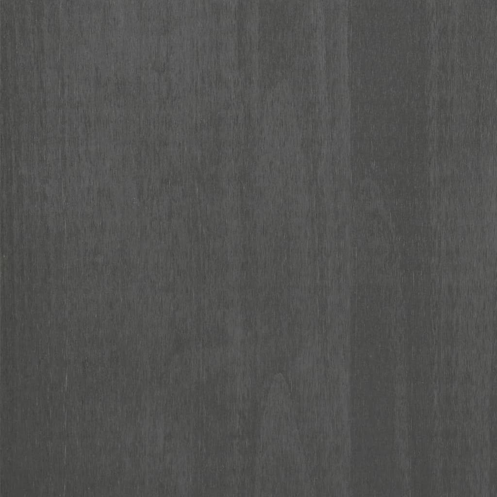 Alacena HAMAR gris oscuro 60x35x180 cm madera maciza de pino