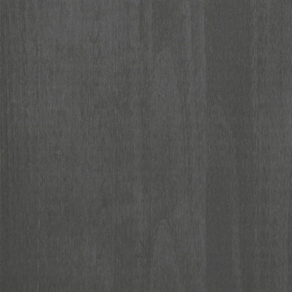 Alacena HAMAR gris oscuro 60x35x180 cm madera maciza de pino