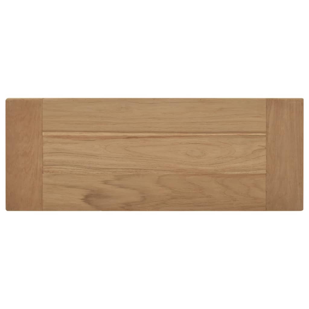 Bank 80 cm Massivholz Teak