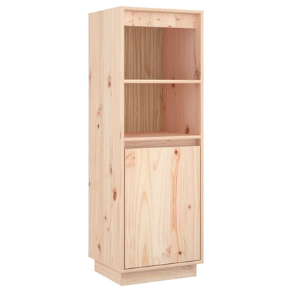 Buffet haut 37x34x110 cm en bois de pin massif