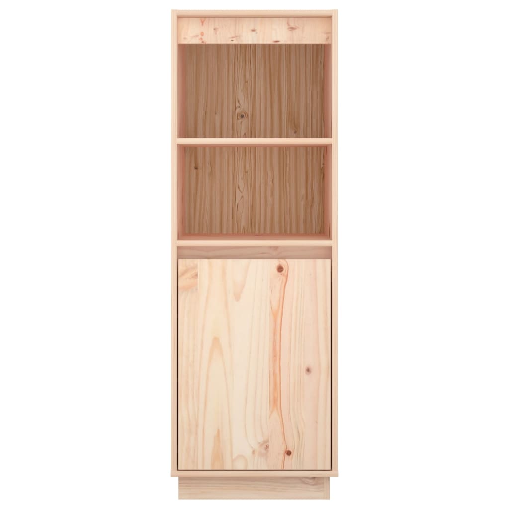 Buffet haut 37x34x110 cm en bois de pin massif