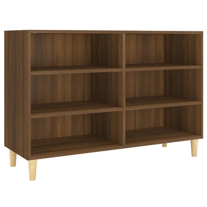 Sideboard Braun Eichen-Optik 103,5x35x70 cm Holzwerkstoff