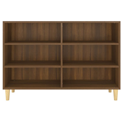 Sideboard Braun Eichen-Optik 103,5x35x70 cm Holzwerkstoff