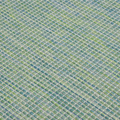 Outdoor-Teppich Flachgewebe 120x170 cm Türkis