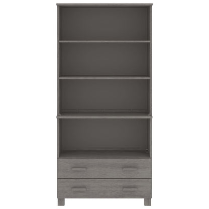 Highboard HAMAR Massivholz Kiefer Hellgrau