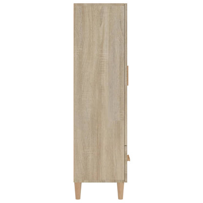 Highboard Sonoma-Eiche 70x31x115 cm Holzwerkstoff