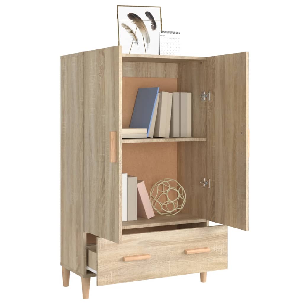 Highboard Sonoma-Eiche 70x31x115 cm Holzwerkstoff