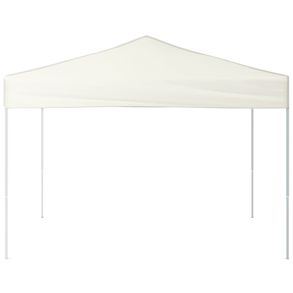 Tente de fête pliable crème 3x3 m