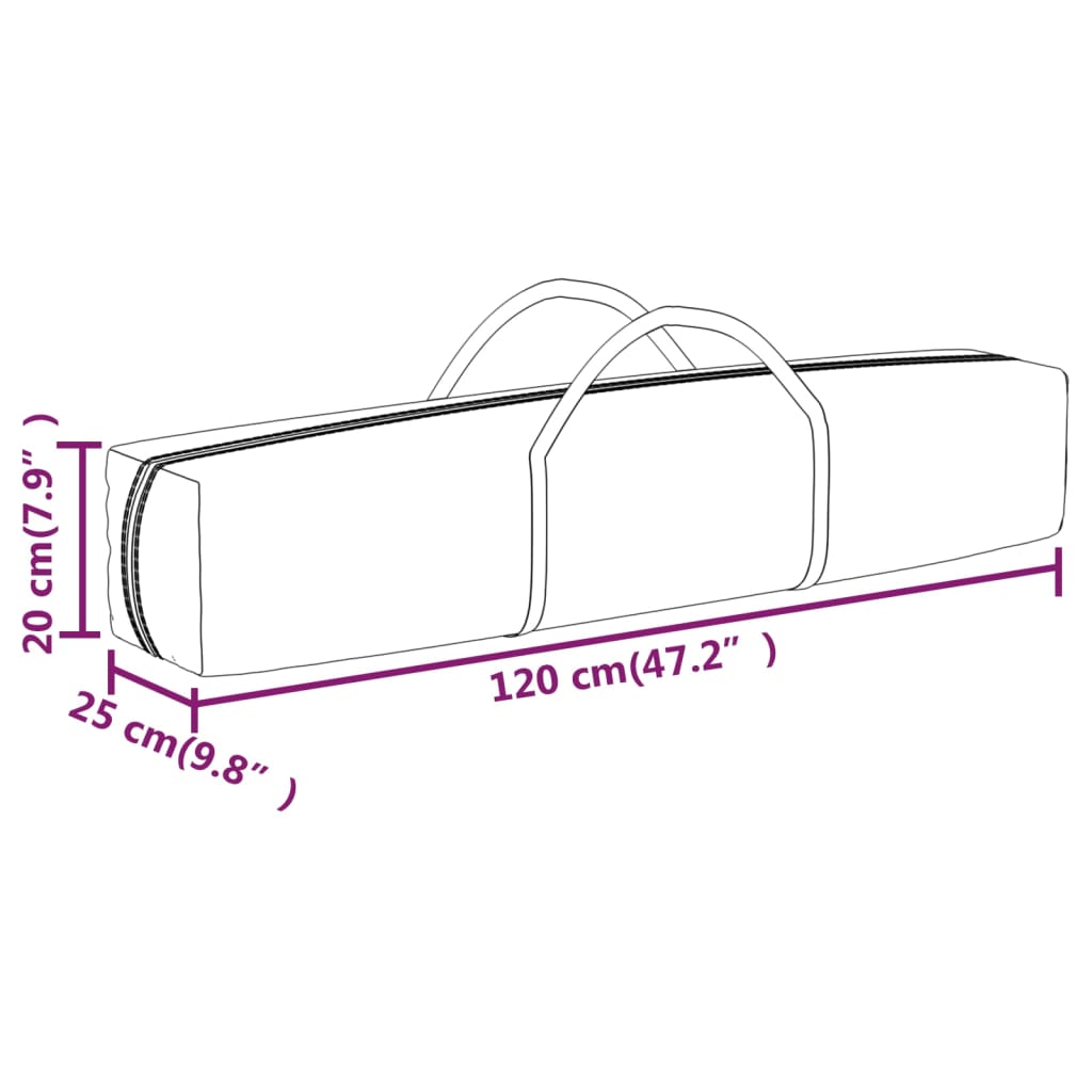 Tente de fête pliable crème 3x3 m