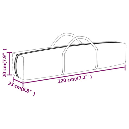 Tente de fête pliable crème 3x3 m