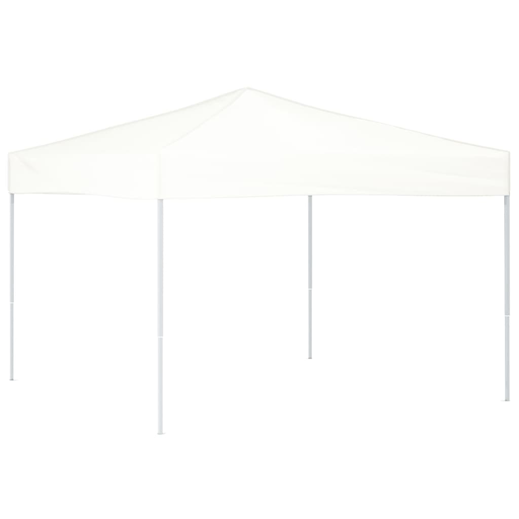 Tente de fête pliable blanche 3x3 m