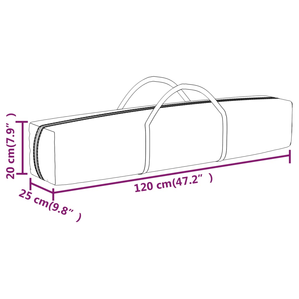 Tente de fête pliable avec parois latérales blanc 3x3 m