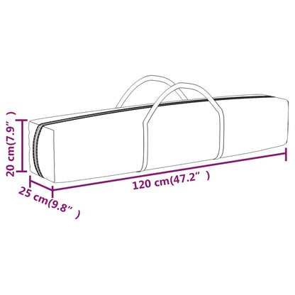 Tente de fête pliable avec parois latérales blanc 3x3 m