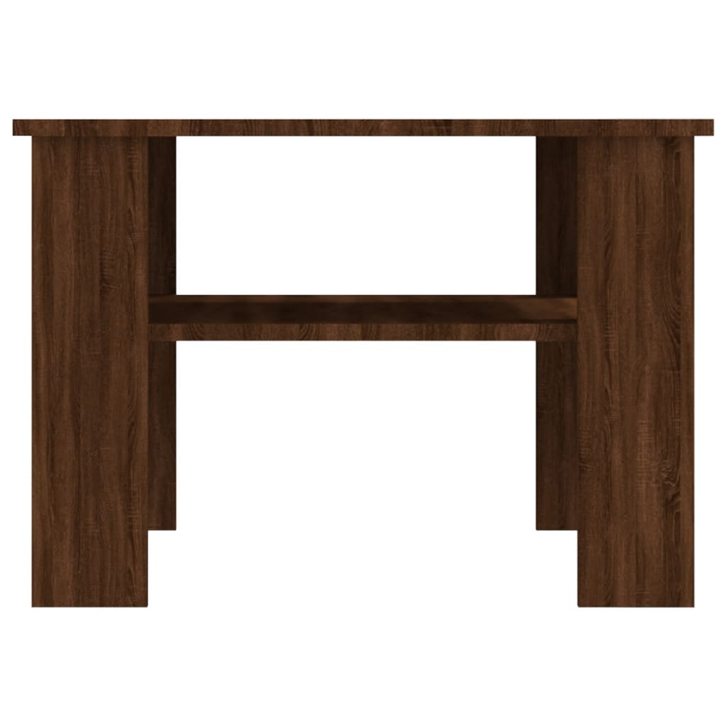 Couchtisch Braun Eichen-Optik 60x60x42 cm Holzwerkstoff