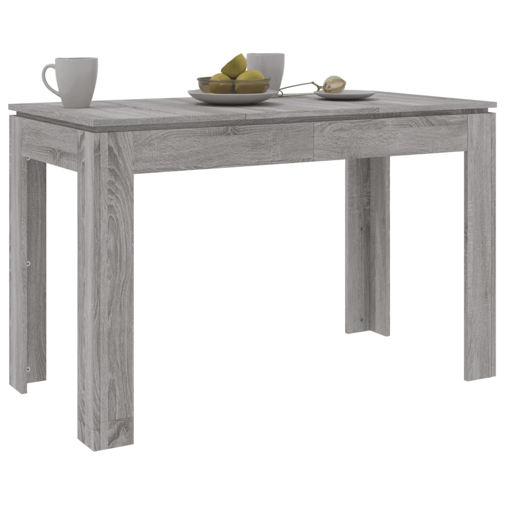 Esstisch Grau Sonoma 120x60x76 cm Holzwerkstoff