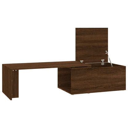 Couchtisch Braun Eichen-Optik 150x50x35 cm Holzwerkstoff