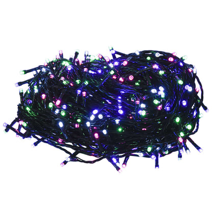 LED-Lichterkette mit 300 LEDs Pastell Mehrfarbig 30 m PVC