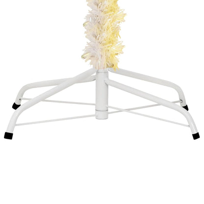 Árbol de Navidad Artificial Puntas Iridiscentes Blanco 240 cm PVC