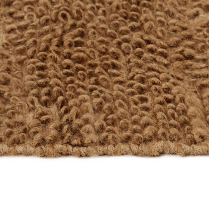 Tapis bouclé fait main 160x230 cm jute et coton