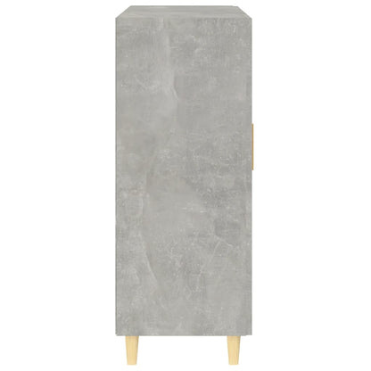 Buffet gris béton 69,5x34x90 cm en bois