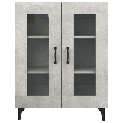 Buffet gris béton 69,5x34x90 cm en bois