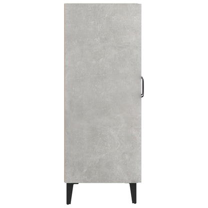 Buffet gris béton 69,5x34x90 cm en bois