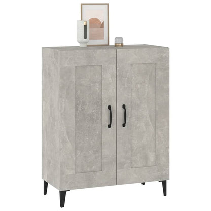 Buffet gris béton 69,5x34x90 cm en bois