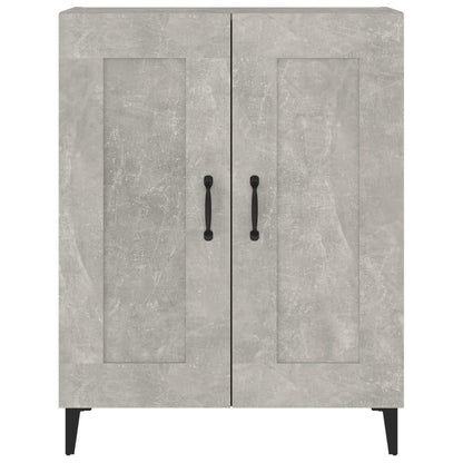 Buffet gris béton 69,5x34x90 cm en bois